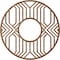 Ekena Millwork Empire Wood Fretwork Pierced Ceiling Medallion, Walnut, 20"OD x 7 3/8"ID x 3/8"T CMWP20X20X0375EPWA - alternate 4